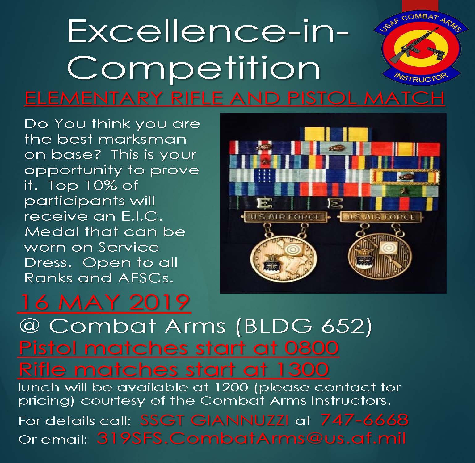 Excellence in Competition Rifle Pistol Match gt Grand Forks Air Force