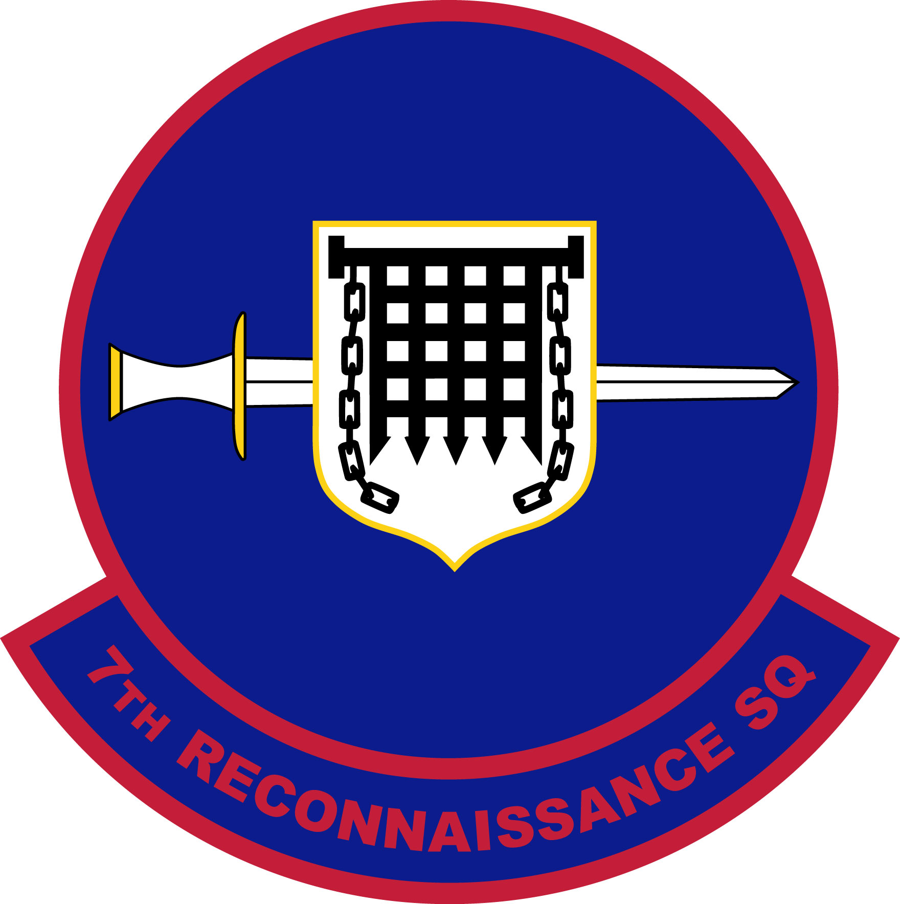 This is an image of the 7th Reconnaissance Squadron's seal.