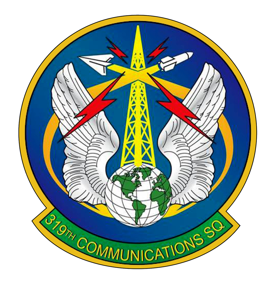 This is an image of the 319th Communications Squadron seal.