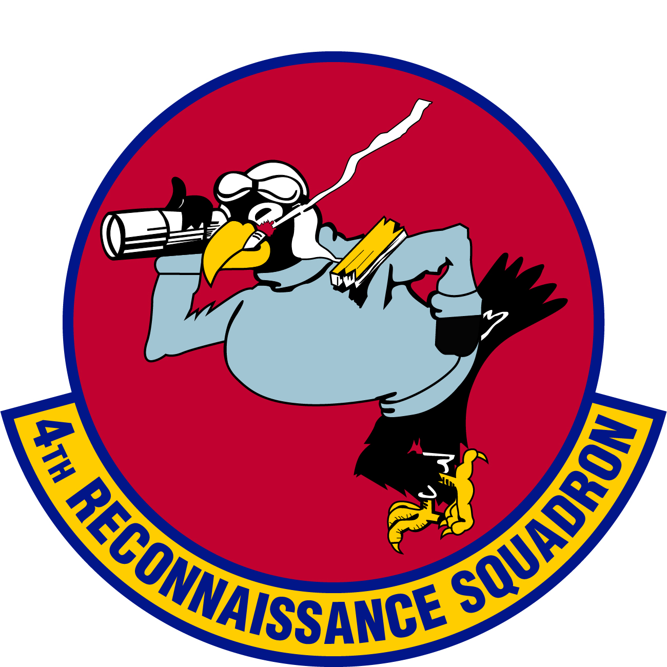 This is an image of the 4th Reconnaissance Squadron's seal.