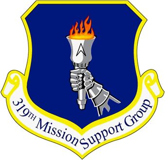 This is an image of the 319th Mission Support Group seal.