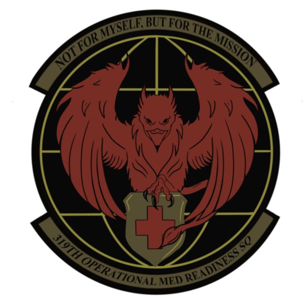 This is an image of the 319th Operational Medical Readiness Squadron's seal.